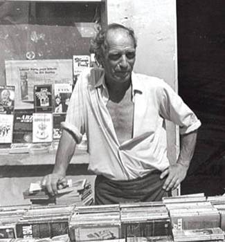 Jack Firestein at the bookstall